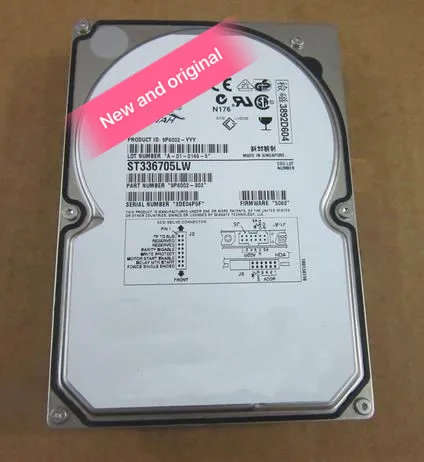 100%New In box 3 year warranty ST336705LW 10K 36G 68PIN SCSI Need more angles photos, please contact me
100%New In box 3 year warranty ST336705LW 10K 36G 68PIN SCSI Need more angles photos, please contact me