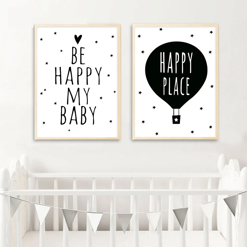 Nordic-Art-Cartoon-Poster-Minimalist-Canvas-Painting-Motivational-Funny-Quotes-Wall-Picture-Modern-Children-Room-Decor(2)