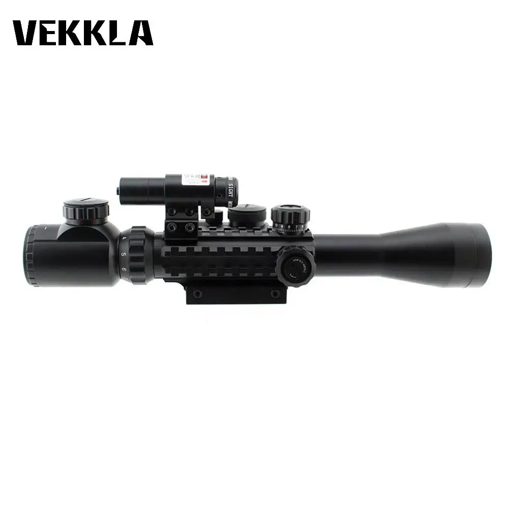 3-9X40 Hunting Riflescopes Sight Tactical Optics Hunting Riflescope Rifle Scope Set W/Red Holographic Laser View Dot Sight
3-9X40 Hunting Riflescopes Sight Tactical Optics Hunting Riflescope Rifle Scope Set W/Red Holographic Laser View Dot Sight