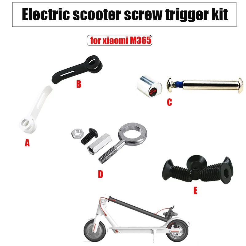For Xiaomi Electric Scooter Folding Hook Hinge Bolt Repair Hardened Steel Lock Fixed Bolt Screw for Xaomi M365 Scooter Parts
For Xiaomi Electric Scooter Folding Hook Hinge Bolt Repair Hardened Steel Lock Fixed Bolt Screw for Xaomi M365 Scooter Parts