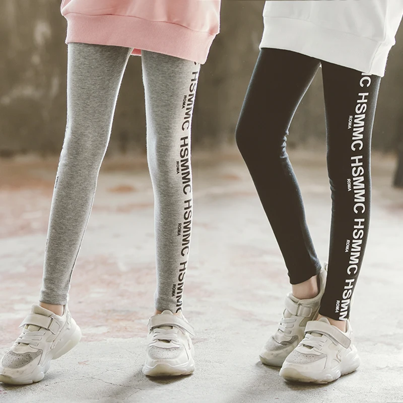 2019 New Spring Girls Sport Pants Children Clothes Letter Printed Slim Leggings Pant for Girl Cotton Skinny Trousers 4-10Year 
2019 New Spring Girls Sport Pants Children Clothes Letter Printed Slim Leggings Pant for Girl Cotton Skinny Trousers 4-10Year