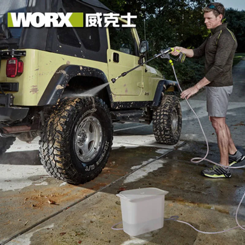Professional tool WORX 20V lithium battery high pressure cleaner WU629 self-priming portable car high pressure washing water gun
Professional tool WORX 20V lithium battery high pressure cleaner WU629 self-priming portable car high pressure washing water gun