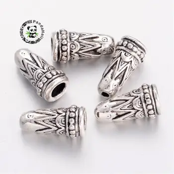Antique Silver Color Flat Round Alloy Bead Caps DIY Jewelry Making Materials, Cone, 7.5mm wide, 14.5mm long, hole: 1mm
Antique Silver Color Flat Round Alloy Bead Caps DIY Jewelry Making Materials, Cone, 7.5mm wide, 14.5mm long, hole: 1mm