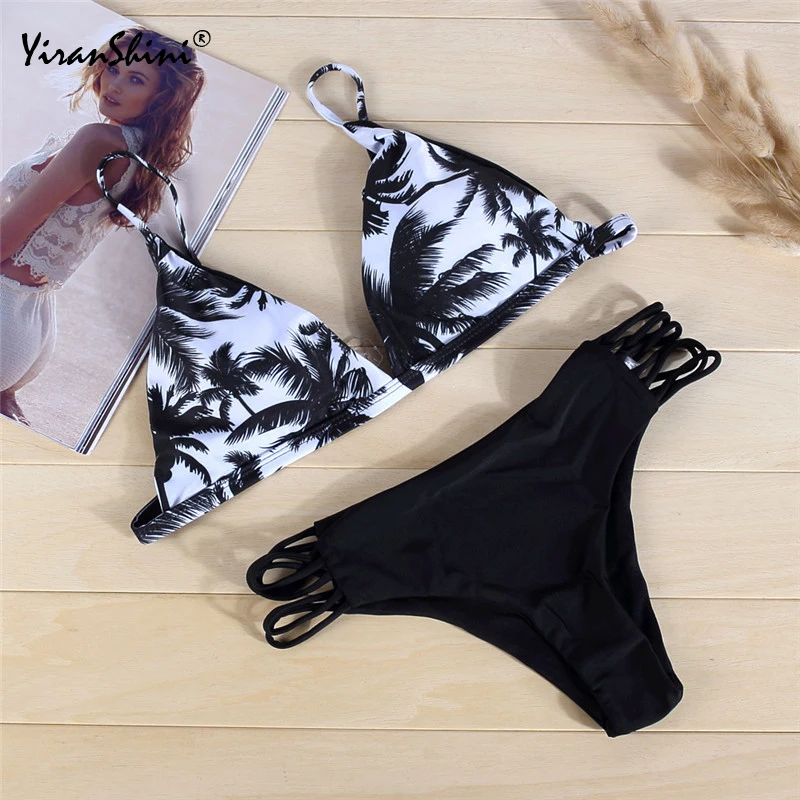 YIRANSHINI New Style Retro Sexy Bandage Bikini Set Push Up Low Waist Beach Bathing Suit Sexy Backless Brazilian Bikinis Monokini
YIRANSHINI New Style Retro Sexy Bandage Bikini Set Push Up Low Waist Beach Bathing Suit Sexy Backless Brazilian Bikinis Monokini