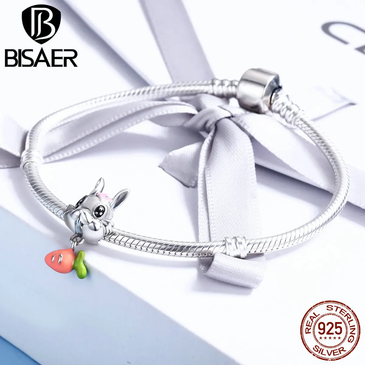 100% 925 Sterling Silver Lovely Animal Bead, Carrot & Rabbit Charms Beads Fit Charm Silver 925 Bracelet Beads & Jewelry Making
100% 925 Sterling Silver Lovely Animal Bead, Carrot & Rabbit Charms Beads Fit Charm Silver 925 Bracelet Beads & Jewelry Making
