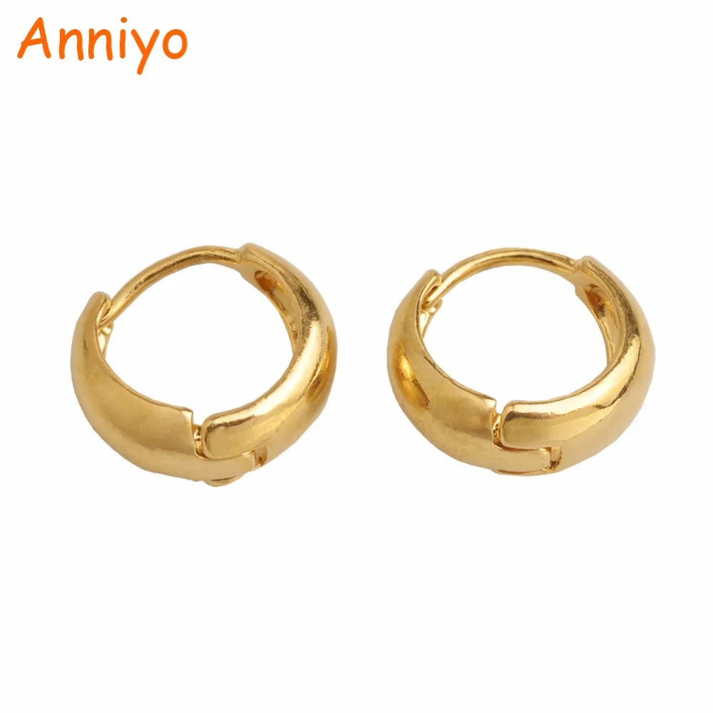 Baby Girls Small Earrings Gold Jewellery For Kids Children Women Jewelry African Best Gift