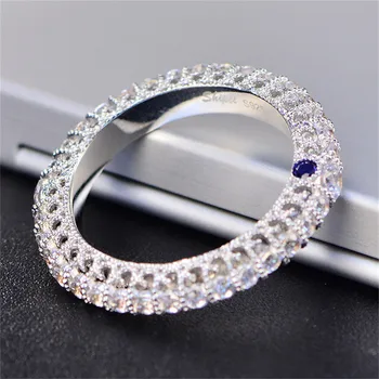 Rings For Women S925 sterling-silver-jewelry Blue Cubic Zirconia Simple Luxury Fine Jewelry Bridal Wedding Engagement Ring
Rings For Women S925 sterling-silver-jewelry Blue Cubic Zirconia Simple Luxury Fine Jewelry Bridal Wedding Engagement Ring