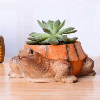 Resin Tortoise Flowerpot Planter Vase Flower Plant Succulents Container Bonsai Pot Home Table Garden Decoration Ornament
Resin Tortoise Flowerpot Planter Vase Flower Plant Succulents Container Bonsai Pot Home Table Garden Decoration Ornament