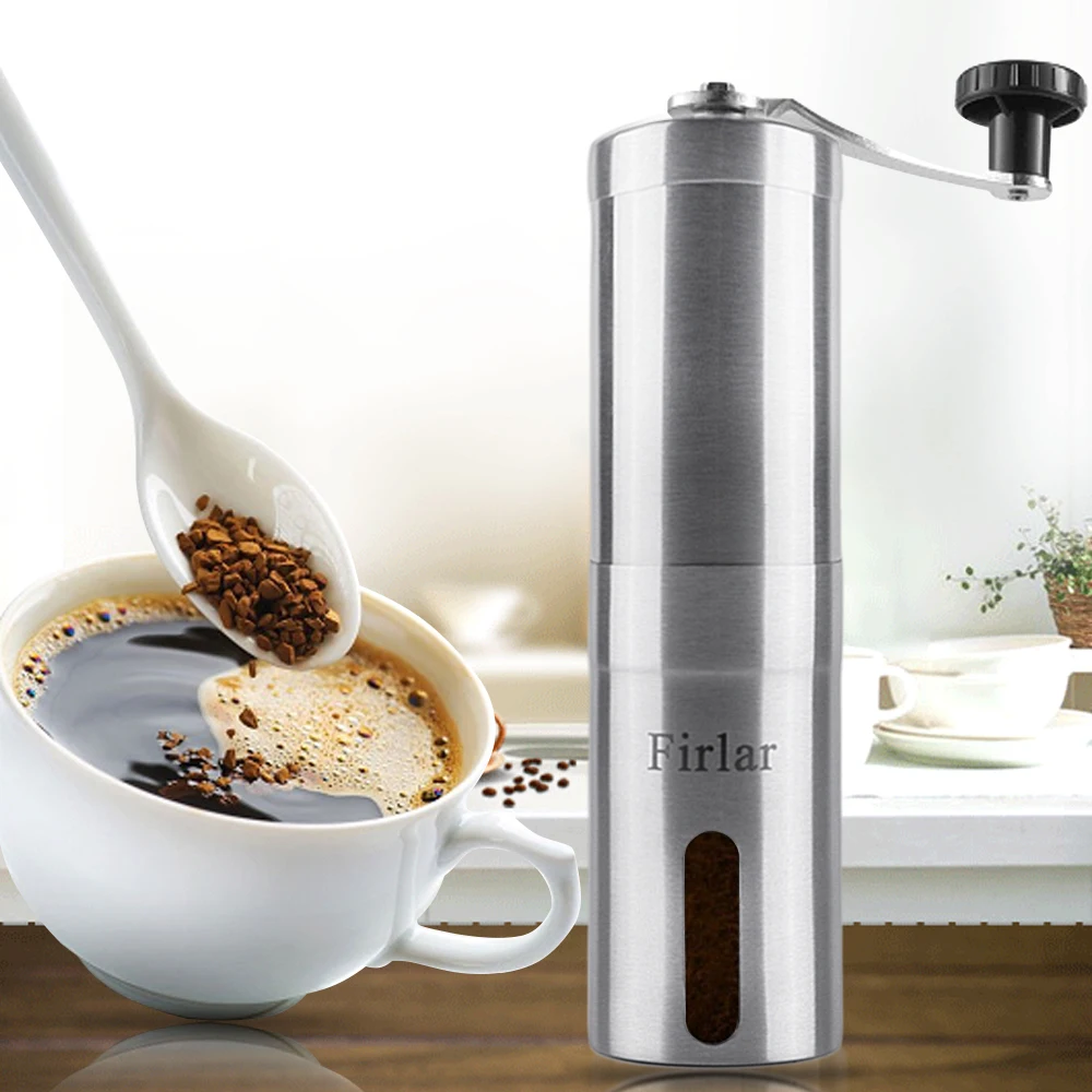 Manual Coffee Grinder Hand Stainless Steel Coffee Grinding Hand Mill Cafe Burr Mill Grinder Corn Coffee Machine Easy Cleaning
Manual Coffee Grinder Hand Stainless Steel Coffee Grinding Hand Mill Cafe Burr Mill Grinder Corn Coffee Machine Easy Cleaning