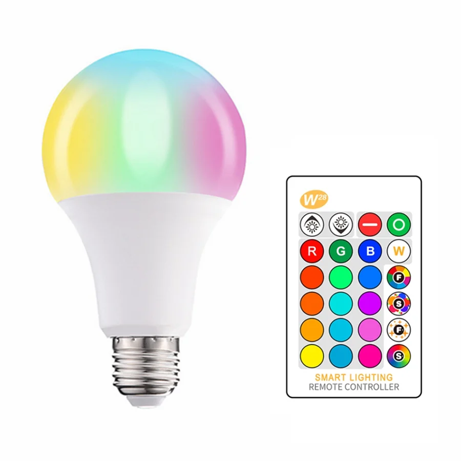 85-265V E27 RGB LED bulb 4/7/10/15W 16 Colors Magic LED Night Light Lamp Dimmable Stage Light / 24key Remote Control holiday
85-265V E27 RGB LED bulb 4/7/10/15W 16 Colors Magic LED Night Light Lamp Dimmable Stage Light / 24key Remote Control holiday