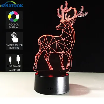 Animal 3D LED table Lamp David's deer 7 Color Change Night Lights Novelty Luminaria Lava Lamp Creative Gift Toys Home Decoration
Animal 3D LED table Lamp David's deer 7 Color Change Night Lights Novelty Luminaria Lava Lamp Creative Gift Toys Home Decoration