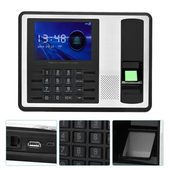 Time Attendance Zeiterfassung 4inch TFT LCD Screen TCP/IP Interface Fingerprint Password Attendance Machine 110-240V
Time Attendance Zeiterfassung 4inch TFT LCD Screen TCP/IP Interface Fingerprint Password Attendance Machine 110-240V