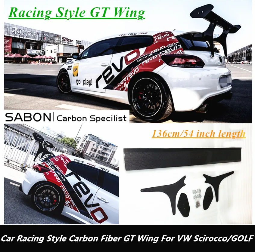 For Scirocco GOLF Focus Racing Style Carbon Fiber GT Wing Rear Spoiler / With CNC Aluminnum bases racing spoiler wing
For Scirocco GOLF Focus Racing Style Carbon Fiber GT Wing Rear Spoiler / With CNC Aluminnum bases racing spoiler wing