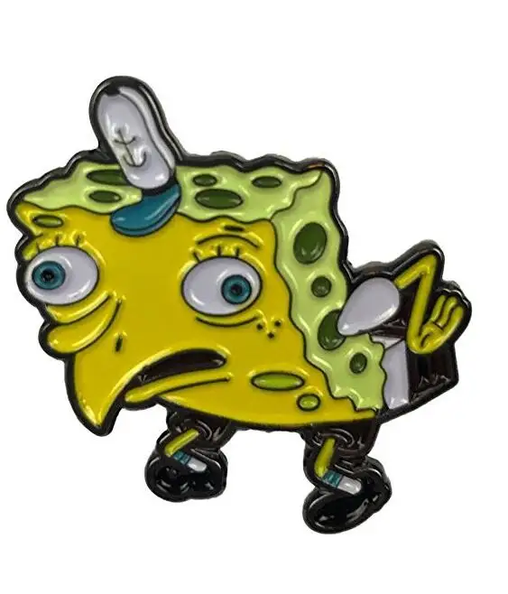 SpongeBob Meme Enamel Pin Mocking Lapel Pin Cool Hat Pin Funny Bag Pin Jacket Pin Cute Pin Flair
SpongeBob Meme Enamel Pin Mocking Lapel Pin Cool Hat Pin Funny Bag Pin Jacket Pin Cute Pin Flair