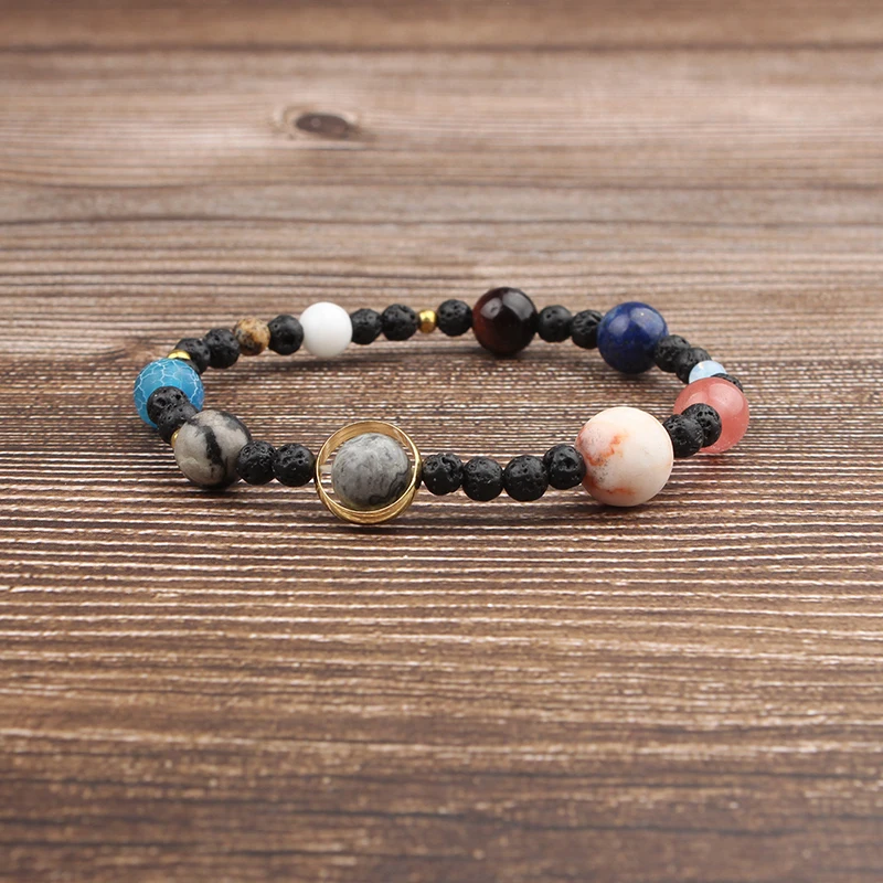 LanLi Golden sand and stone universe is nine star guard star 17mm separated beads bracelet suitable for men and women
LanLi Golden sand and stone universe is nine star guard star 17mm separated beads bracelet suitable for men and women