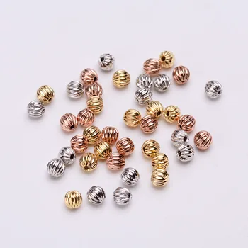Spacer beads ball 5MM Metal Round Loose beads for Jewelry bracelet making DIY accessories Findings
Spacer beads ball 5MM Metal Round Loose beads for Jewelry bracelet making DIY accessories Findings