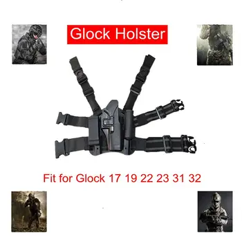 Glock 17 19 22 23 31 32 Airsoftsports Tactical Leg Pistol Holster Military Hunting Glock Gun Holster Handgun Hunting Equipment
Glock 17 19 22 23 31 32 Airsoftsports Tactical Leg Pistol Holster Military Hunting Glock Gun Holster Handgun Hunting Equipment