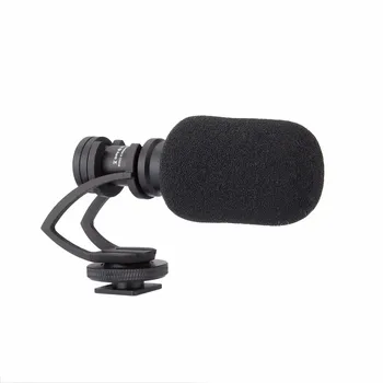 Comica CVM-VM10 II Cardioid Video Microphone for DJI OSMO Smartphone Camera with Shock-Mount Windscreen Wind Muff
Comica CVM-VM10 II Cardioid Video Microphone for DJI OSMO Smartphone Camera with Shock-Mount Windscreen Wind Muff