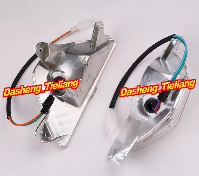 Front Turn Signals Turning Indicator Lighthing lights Blinker Lens for Kawasaki NINJA ZX6R 2013 300 & 650 ABS, Motor Accessory
