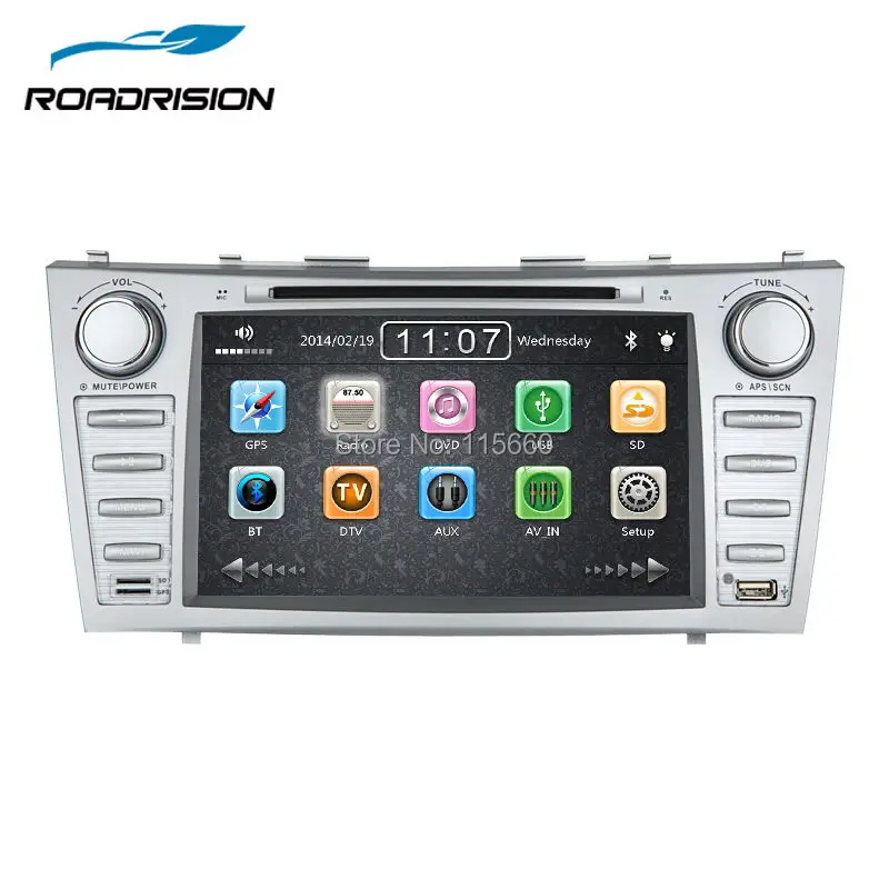 RoadRision 2Din 8Inch Car DVD multimedia Player GPS Navigation Radio for Toyota Camry 2007-2011 with Bluetooth Free Map Card
RoadRision 2Din 8Inch Car DVD multimedia Player GPS Navigation Radio for Toyota Camry 2007-2011 with Bluetooth Free Map Card