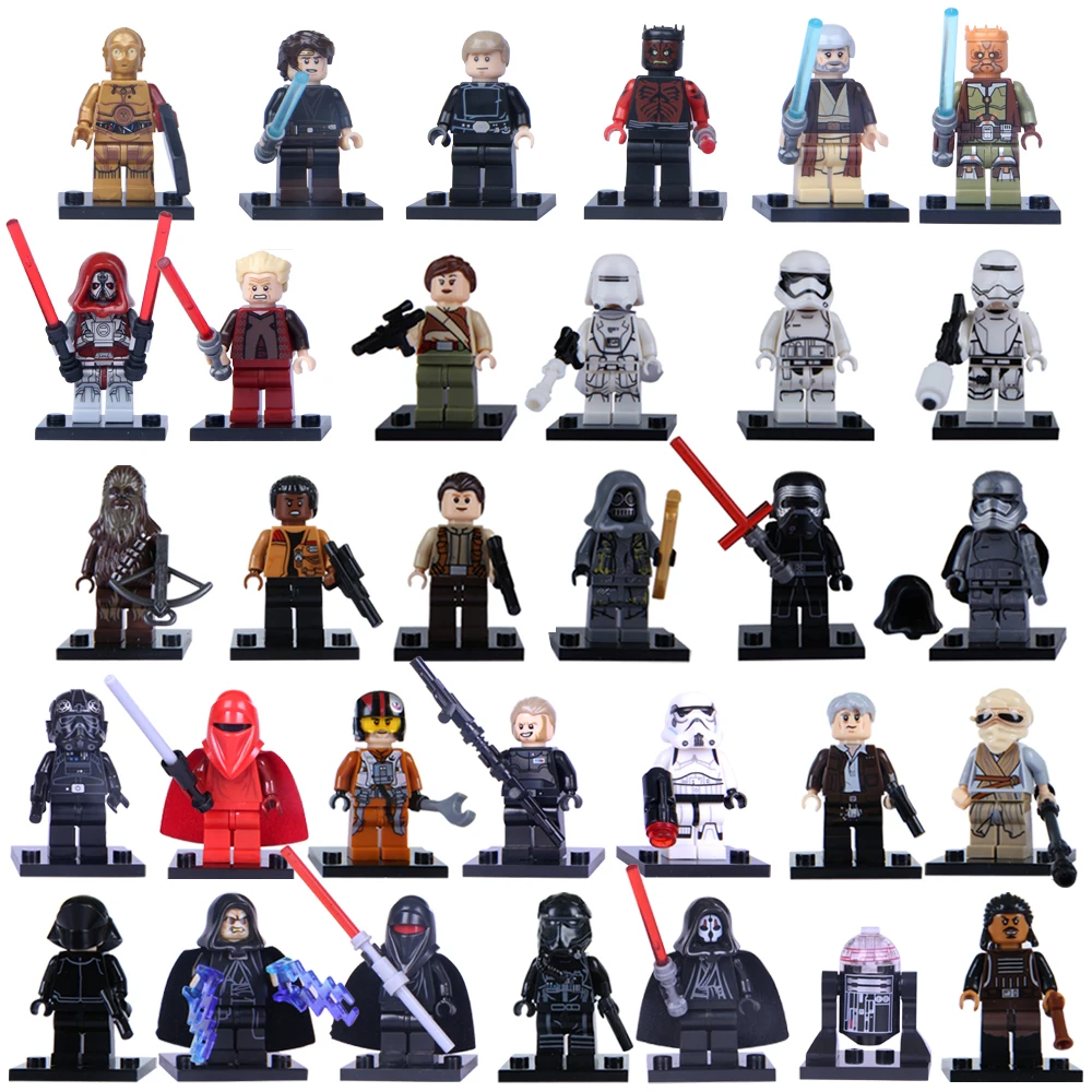 Single Sale Jedi Han Yoda Darth Vader Obi Wan Models Mini Toys Building Blocks figures for children
Single Sale Jedi Han Yoda Darth Vader Obi Wan Models Mini Toys Building Blocks figures for children