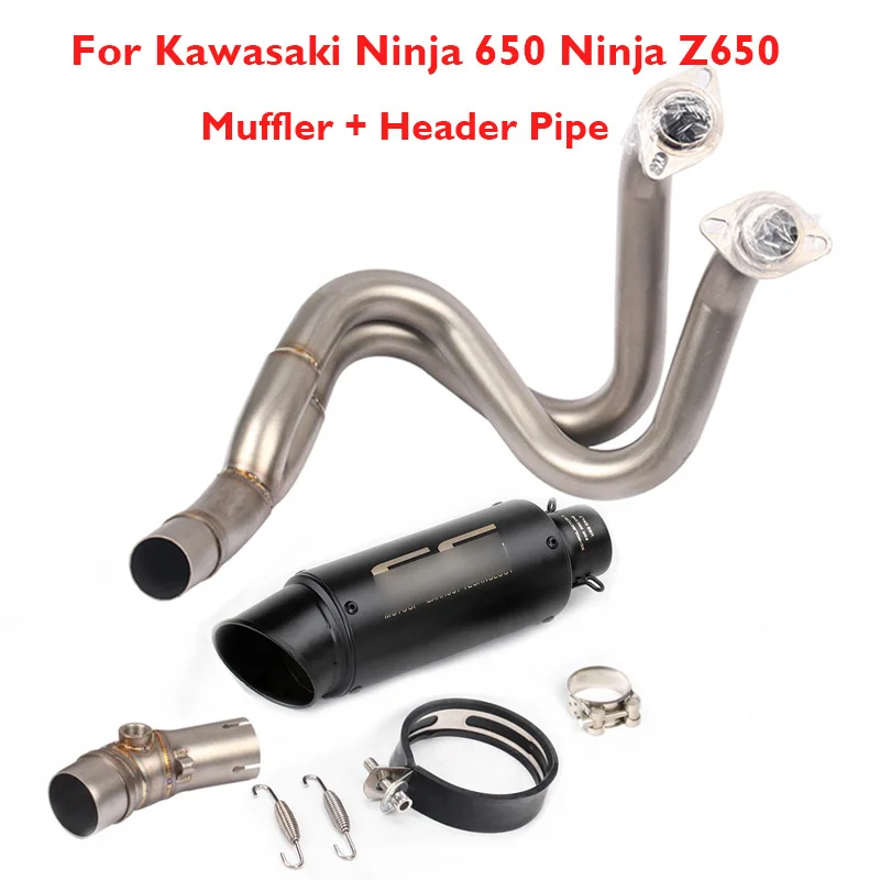Ninja 650 Ninja Z650 Motorcycle Exhaust Front Header Muffler Escape Link Pipe for Kawasaki Ninja 650 Ninja Z650 2017 2018 2019
Ninja 650 Ninja Z650 Motorcycle Exhaust Front Header Muffler Escape Link Pipe for Kawasaki Ninja 650 Ninja Z650 2017 2018 2019