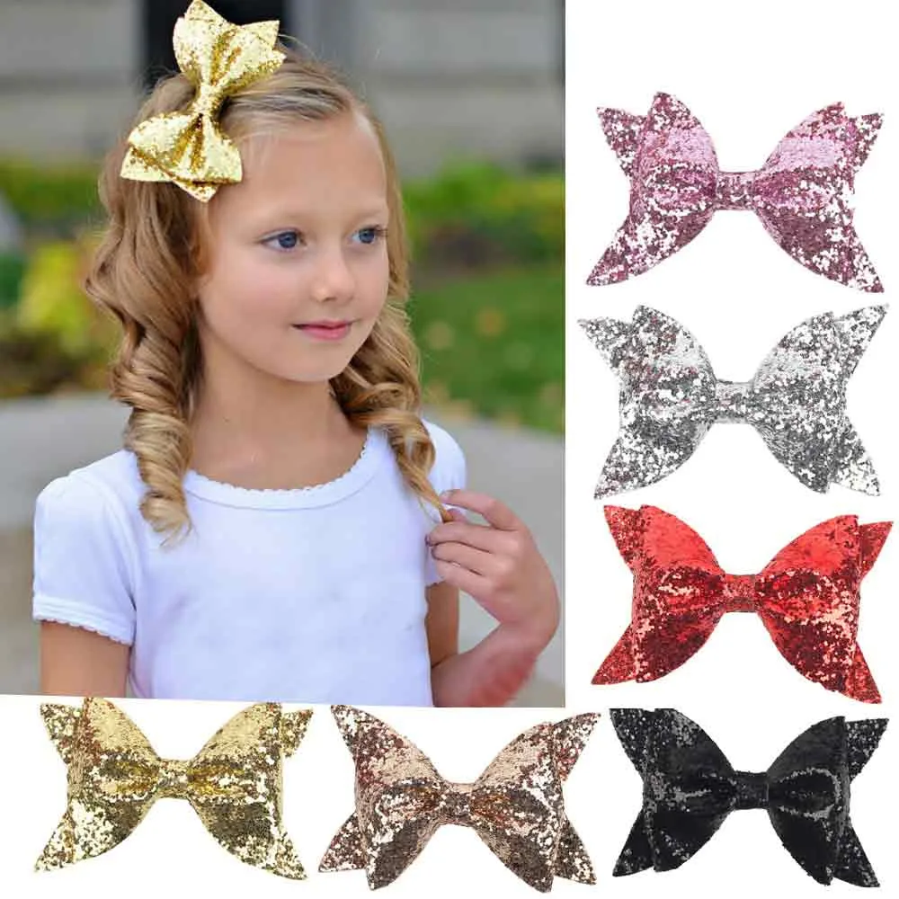 Kid Christmas Large Glitter Sequins BowKnot Hair Clips For Girls Newborn Headwear Hair Accessories Glitter Felt Hair Bow #5-6
Kid Christmas Large Glitter Sequins BowKnot Hair Clips For Girls Newborn Headwear Hair Accessories Glitter Felt Hair Bow #5-6