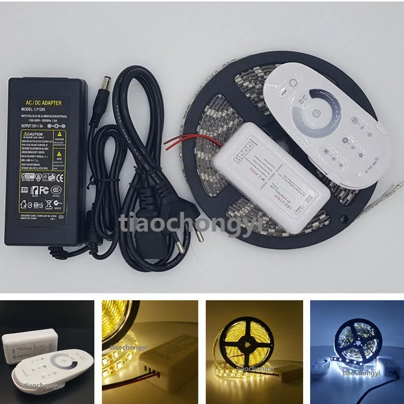 5050 DC12V white LED strip light +RF Dimmable Touch controller+ 5A 12V Power KIT
5050 DC12V white LED strip light +RF Dimmable Touch controller+ 5A 12V Power KIT