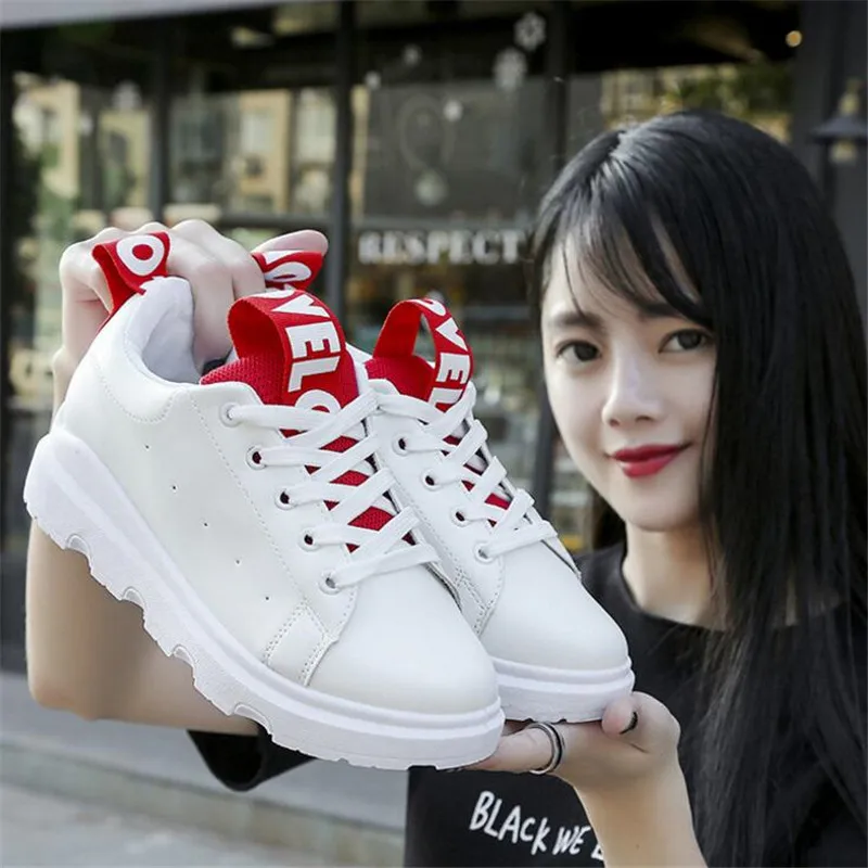 2018 new spring and autumn breathable women's shoes thick bottom shoes Sneakers muffin women's increased casual movement shoes
2018 new spring and autumn breathable women's shoes thick bottom shoes Sneakers muffin women's increased casual movement shoes