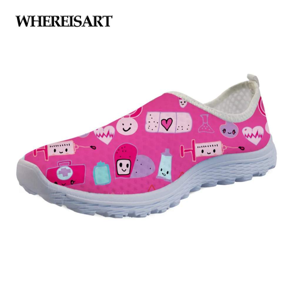 WHEREISART 3D Kawaii Medical Pink Women Flats Shoes Woman Casual Sneakers Fashion Summer Ladies Mesh Lazy Slip On Shoes Zapatos
WHEREISART 3D Kawaii Medical Pink Women Flats Shoes Woman Casual Sneakers Fashion Summer Ladies Mesh Lazy Slip On Shoes Zapatos
