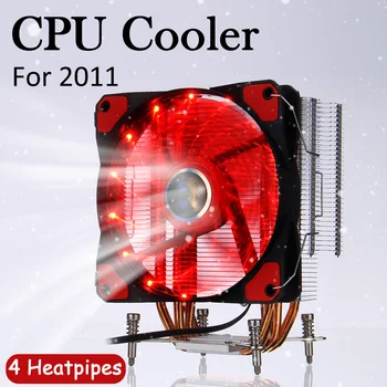 4 Heatpipe CPU Cooler for Intel LGA 2011 12cm Fan Cooling CPU RGB Fan Cooling Cooler PC Quiet Radiator Heatsink Red
4 Heatpipe CPU Cooler for Intel LGA 2011 12cm Fan Cooling CPU RGB Fan Cooling Cooler PC Quiet Radiator Heatsink Red