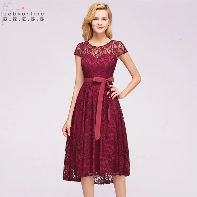 New Plus Size 2-26W Short Sleeve Lace Cocktail Dresses Sexy Illusion Short Party Dresses With Sashes Robe De Cocktail
New Plus Size 2-26W Short Sleeve Lace Cocktail Dresses Sexy Illusion Short Party Dresses With Sashes Robe De Cocktail