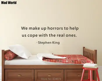 Mad World-We make up horrors to help us cope Quote Wall Art Sticker Wall Decal Home DIY Decoration Removable Decor Wall Stickers
Mad World-We make up horrors to help us cope Quote Wall Art Sticker Wall Decal Home DIY Decoration Removable Decor Wall Stickers