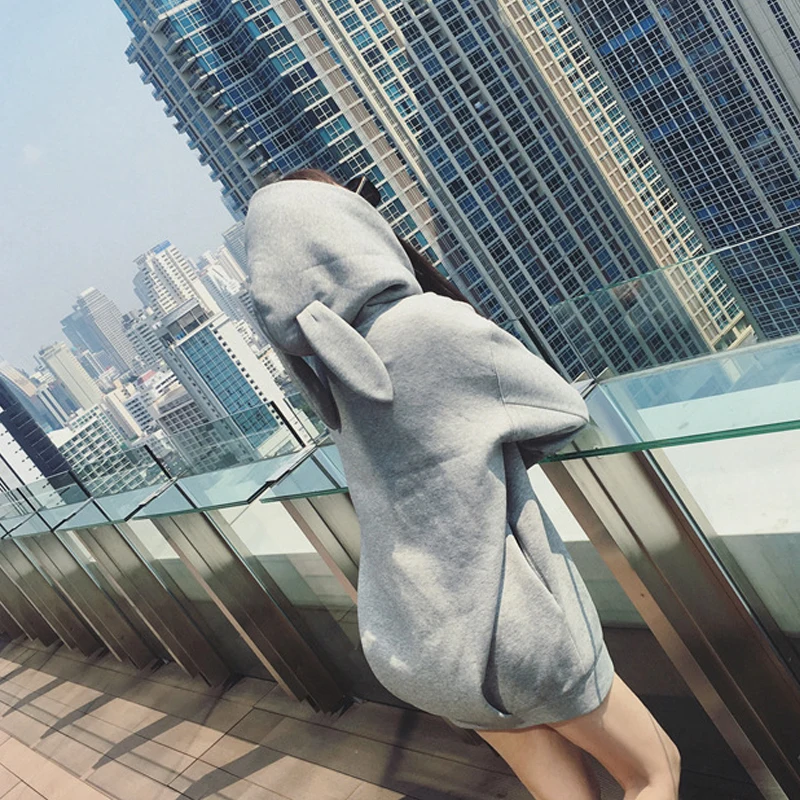 ETOSELL Lovely Rabbit Ear Pullovers Tops For Women Long Sleeve Hooded Outwear Sweat-Shirts Casual Lightweight Loose Hooded Tops
ETOSELL Lovely Rabbit Ear Pullovers Tops For Women Long Sleeve Hooded Outwear Sweat-Shirts Casual Lightweight Loose Hooded Tops
