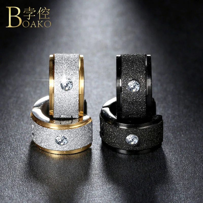 BOAKO Stainless Steel Earings Fashion Jewelry Aros Earrings for Women brincos pequeno Rhinestone cute Korean boucle doreille Z4
BOAKO Stainless Steel Earings Fashion Jewelry Aros Earrings for Women brincos pequeno Rhinestone cute Korean boucle doreille Z4