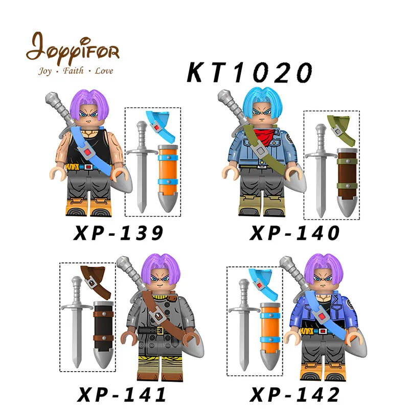 Joyyifor Single sale 4 Models Super Hero Torankusu Dragon Ball LegoINGlys Weapon Figure Building Blocks Toys for Children KT1020
Joyyifor Single sale 4 Models Super Hero Torankusu Dragon Ball LegoINGlys Weapon Figure Building Blocks Toys for Children KT1020