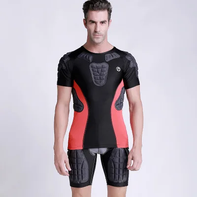 3D short-sleeved anti-collision suit sports riding basketball protective gear breathable vest + diaper two-piece suit
3D short-sleeved anti-collision suit sports riding basketball protective gear breathable vest + diaper two-piece suit
