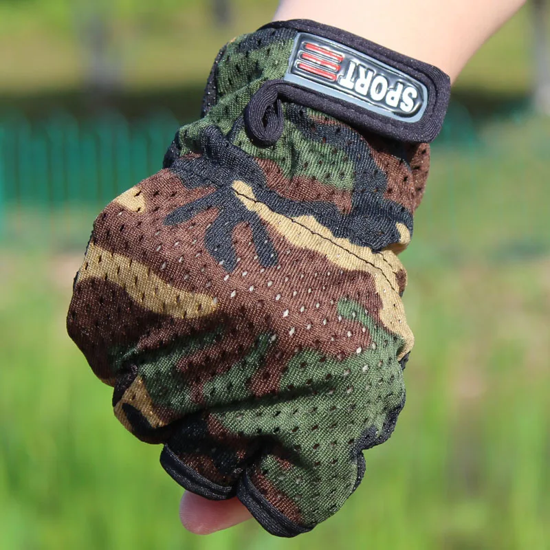 Anti-slip Outdoor Fingers Camouflage Fishing Gloves Breathable Wear Resistant Camping Hiking Protection
Anti-slip Outdoor Fingers Camouflage Fishing Gloves Breathable Wear Resistant Camping Hiking Protection