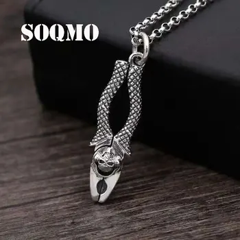 SOQMO Pliers Pendants Necklaces Craftman Tool 100% 925 Sterling Silver fine Jewelry Punk Necklace for Men Silver SQM251
SOQMO Pliers Pendants Necklaces Craftman Tool 100% 925 Sterling Silver fine Jewelry Punk Necklace for Men Silver SQM251