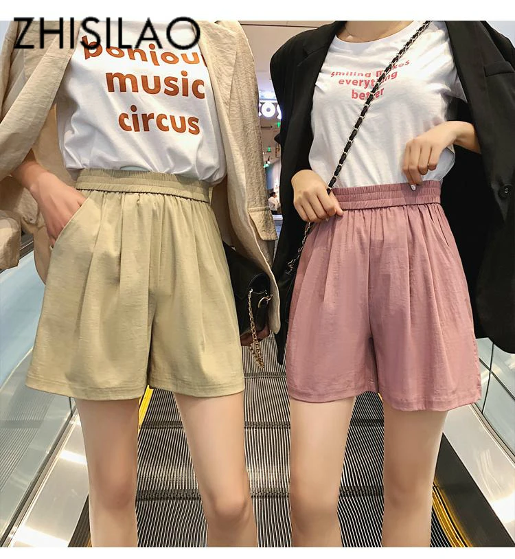 Women Shorts High Waist Short Maxi Summer Casual Solid Elastic Sexy Hot Ladies Shorts Plus Size Streetwear Cargo Shorts Feminino
Women Shorts High Waist Short Maxi Summer Casual Solid Elastic Sexy Hot Ladies Shorts Plus Size Streetwear Cargo Shorts Feminino