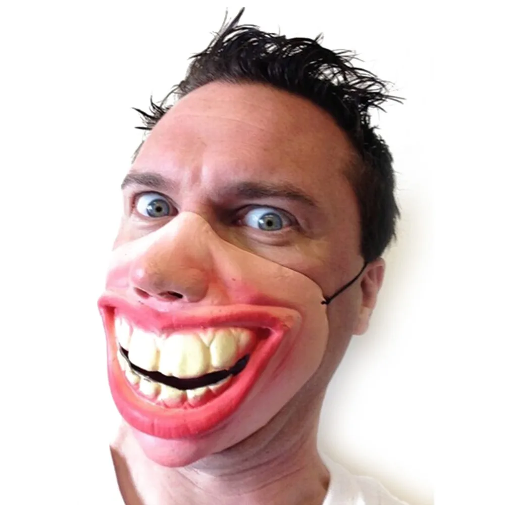 Big Teeth Latex Mask for Movie Fancy Dress Fool's day Masquerade Party Horror Creepy Elastic Band Half Face Masks Funny Costume
Big Teeth Latex Mask for Movie Fancy Dress Fool's day Masquerade Party Horror Creepy Elastic Band Half Face Masks Funny Costume