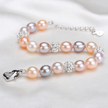 Tear-Drop Natural Pearl Bracelet 7-8mm Waterdrop Real Pearls Bracelet Multicolor Pearls Jewelry Fashion Women Christmas Gifts
Tear-Drop Natural Pearl Bracelet 7-8mm Waterdrop Real Pearls Bracelet Multicolor Pearls Jewelry Fashion Women Christmas Gifts