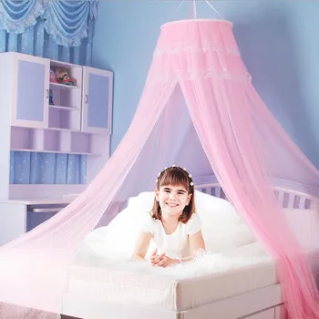 Luxury Romantic Hung Dome Mosquito Net Princess Students Insect Bed Canopy Netting Lace Round Mosquito Nets Curtain for Bedding
Luxury Romantic Hung Dome Mosquito Net Princess Students Insect Bed Canopy Netting Lace Round Mosquito Nets Curtain for Bedding