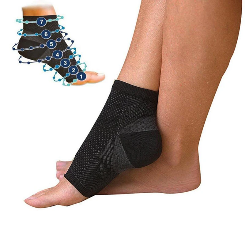 1pair Foot Compression Sleeve Anti Plantar Support Ankle Angel Socks Sport Protector Basketball Soccer Ankle Support Relief Sock
1pair Foot Compression Sleeve Anti Plantar Support Ankle Angel Socks Sport Protector Basketball Soccer Ankle Support Relief Sock