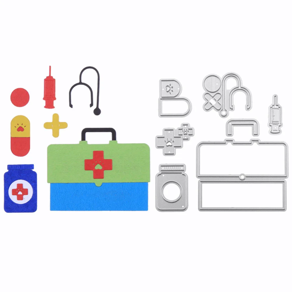 7pcs/Set Vet Medical Kit Metal Cutting Dies Stencil for DIY Scrapbooking Photo Album Embossing Paper Cards Decorative Crafts
7pcs/Set Vet Medical Kit Metal Cutting Dies Stencil for DIY Scrapbooking Photo Album Embossing Paper Cards Decorative Crafts