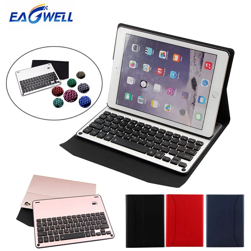 Backlit Bluetooth Wireless Keyboard Case For iPad 9.7 2017 Pro 9.7 inch for iPad Air 2 Air Alloy Keyboard Tablet Stand Cover
Backlit Bluetooth Wireless Keyboard Case For iPad 9.7 2017 Pro 9.7 inch for iPad Air 2 Air Alloy Keyboard Tablet Stand Cover