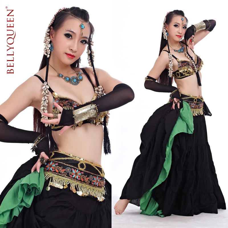 Belly Dance Costumes tribal style bra top+hip belt chain 2pcs set handmade beaded with shells Professional Dancewear Set SF230
Belly Dance Costumes tribal style bra top+hip belt chain 2pcs set handmade beaded with shells Professional Dancewear Set SF230