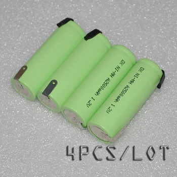 4PCSUNITEK 1.2V rechargeable battery A SIZE 2500mah 17500 ni-mh cell pack with tabs for Philips Braun electric shaver toothbrush
4PCSUNITEK 1.2V rechargeable battery A SIZE 2500mah 17500 ni-mh cell pack with tabs for Philips Braun electric shaver toothbrush