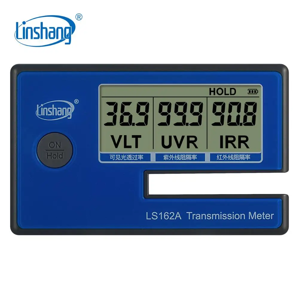 Linshang LS162A Handheld Window Film Transmission Meter with 1400nm IR rejection UV blocking rate Visible light transmittance
Linshang LS162A Handheld Window Film Transmission Meter with 1400nm IR rejection UV blocking rate Visible light transmittance