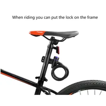 Mountain bike chain lock wire ring mountain bike accessories bicycle lock Bike anti-theft bicycle Lock
Mountain bike chain lock wire ring mountain bike accessories bicycle lock Bike anti-theft bicycle Lock